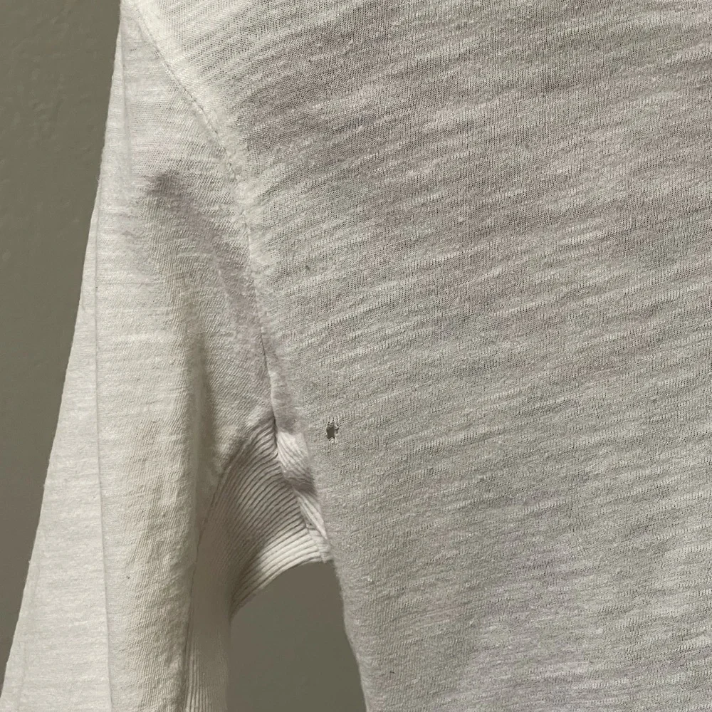 James Perse cotton button down T shirt - ombré color - size 0 - Picture 4 of 6